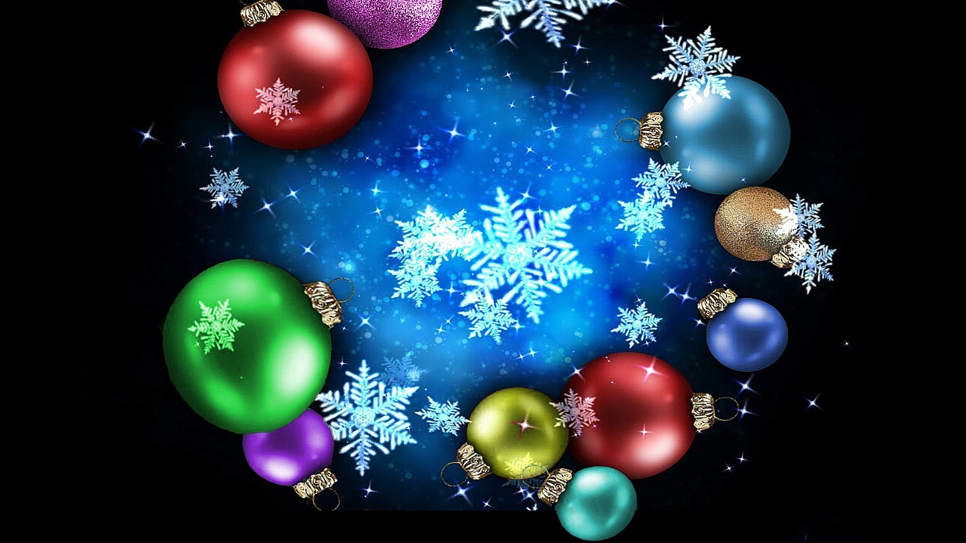 new year christmas ball winter sphere shining snowflake merry decoration celebration bangle snow gold glisten sparkling desktop bright round eve