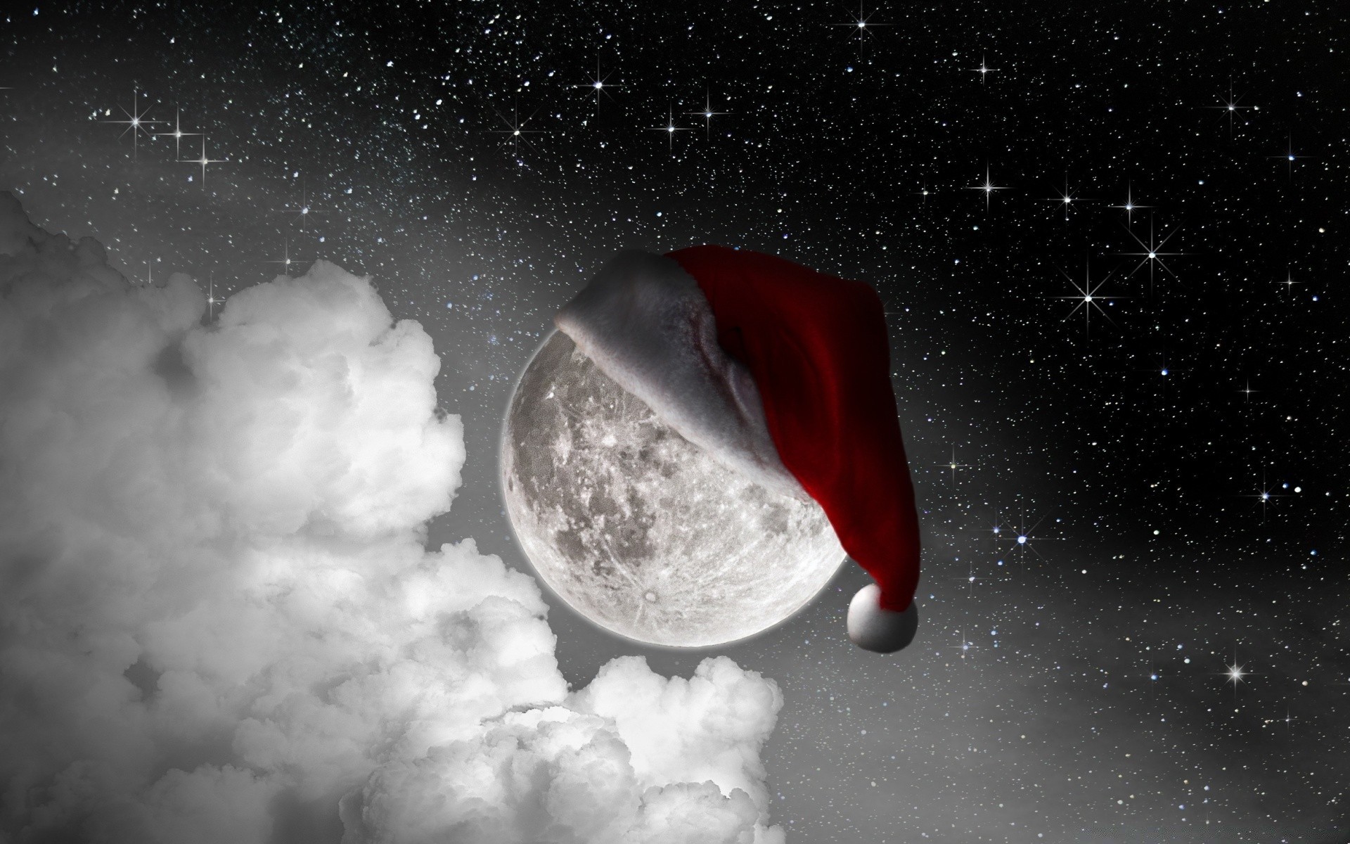 christmas moon astronomy galaxy planet space ball-shaped science exploration sky milky dark astrology dust nature