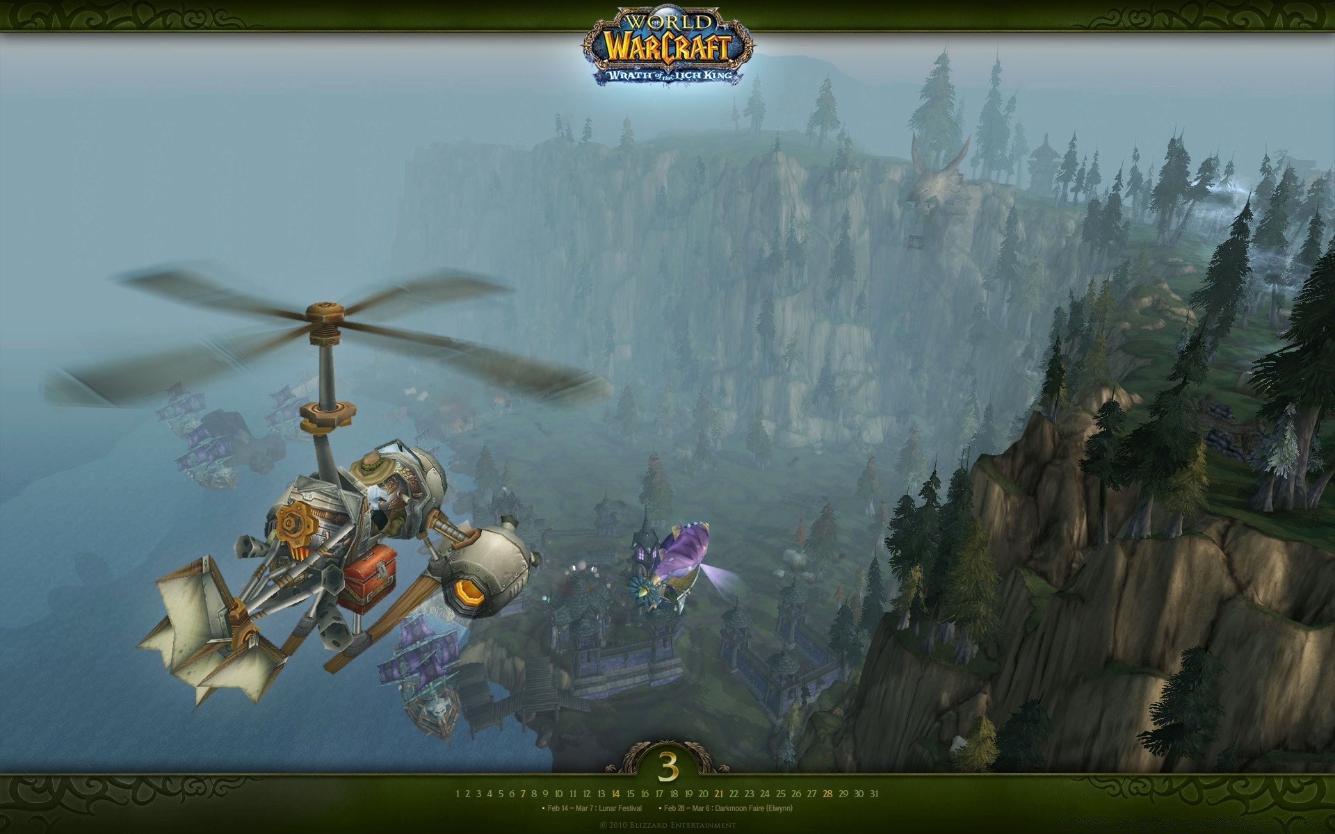 world of warcraft su seyahat ortamlar araba