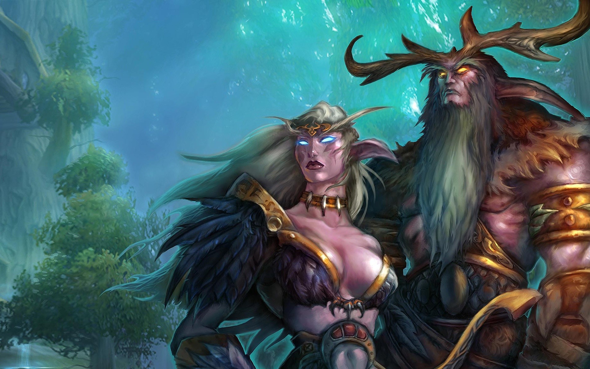 world of warcraft arte religione pittura donna illustrazione