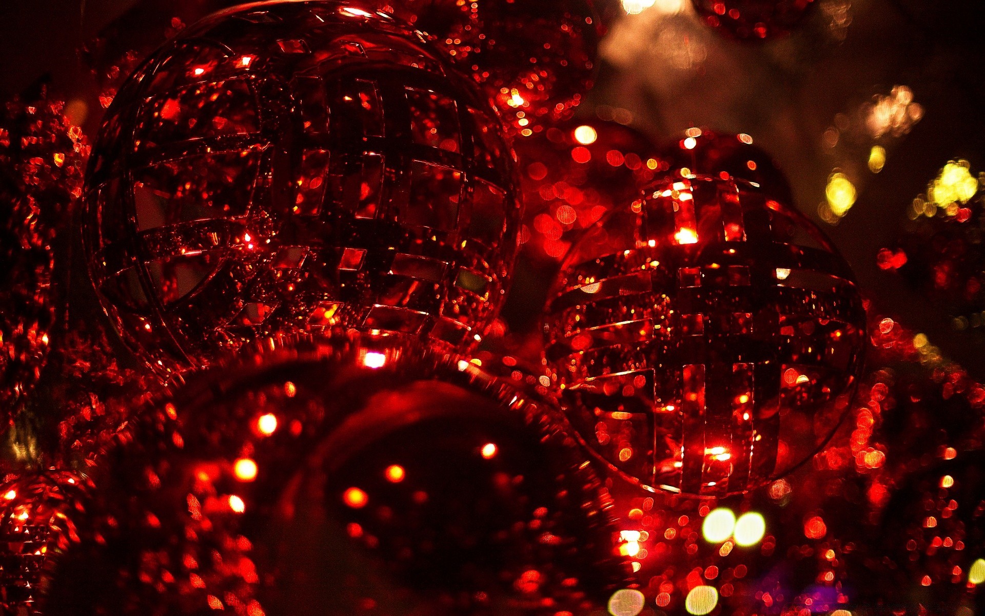 natal brilha feriado brilho borrão luz decoração brilhante abstrato inverno volta projeto merry backlit festa bola ouro desktop