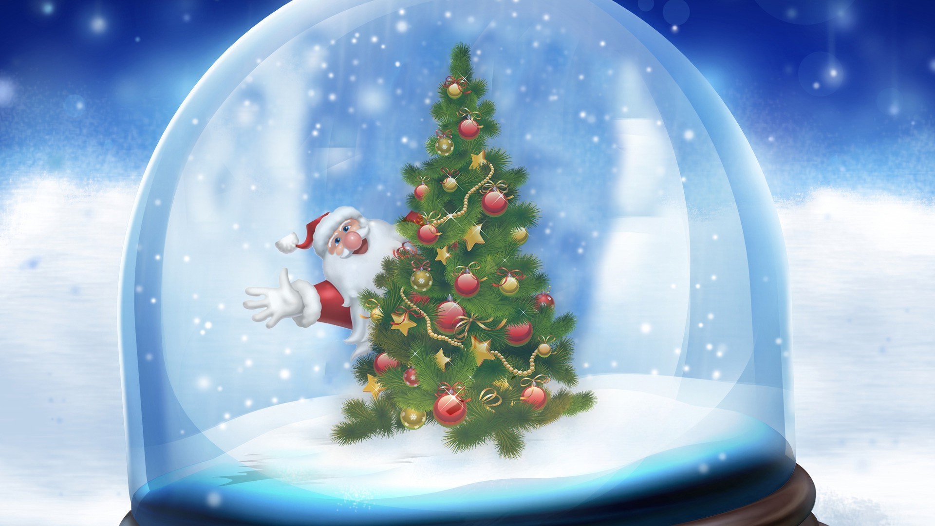 new year christmas winter snow merry tree snowflake ball decoration sky cold season nature water celebration vacation light sphere blur