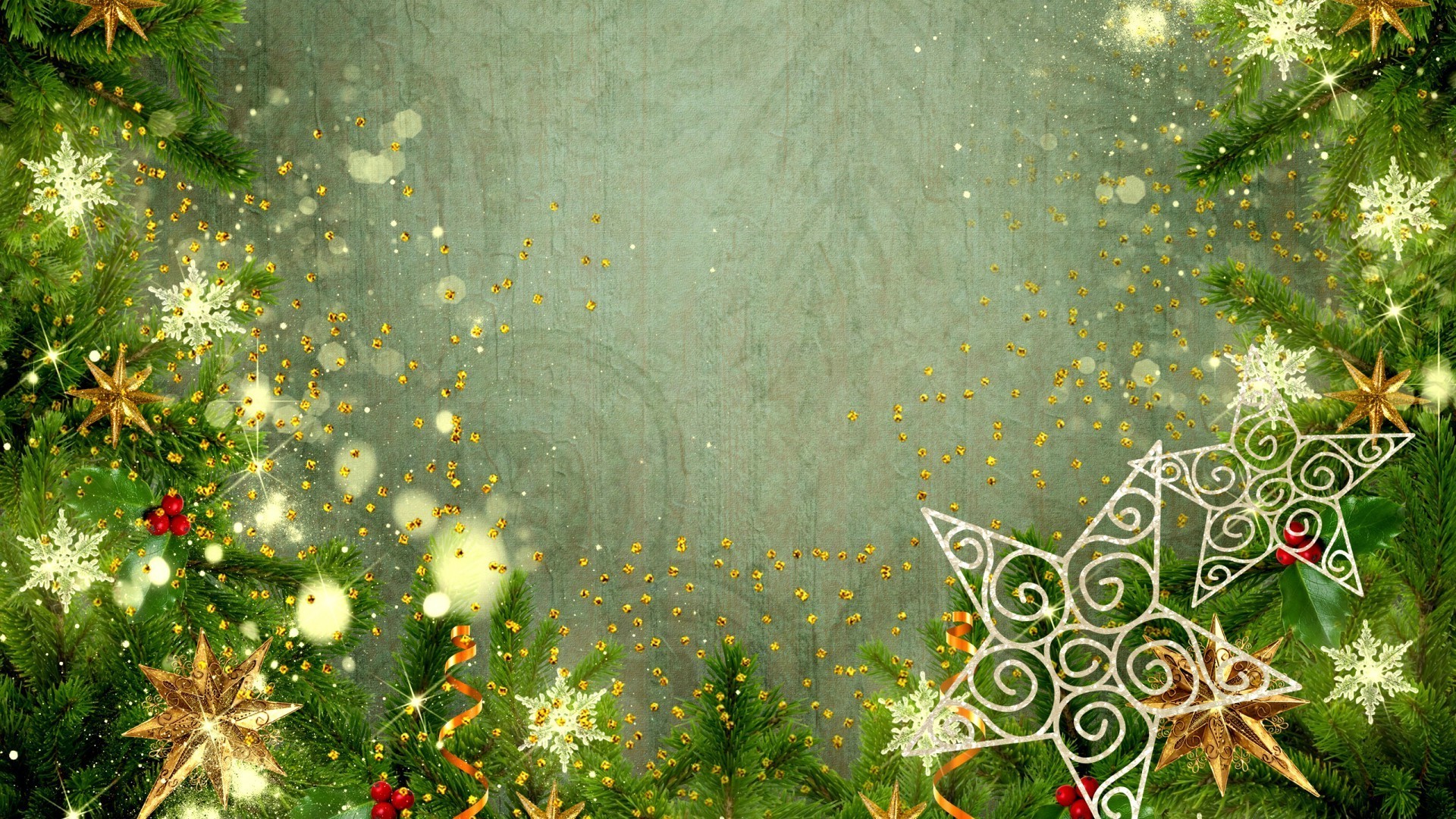 new year christmas winter desktop decoration nature card season bright design flower illustration color retro
