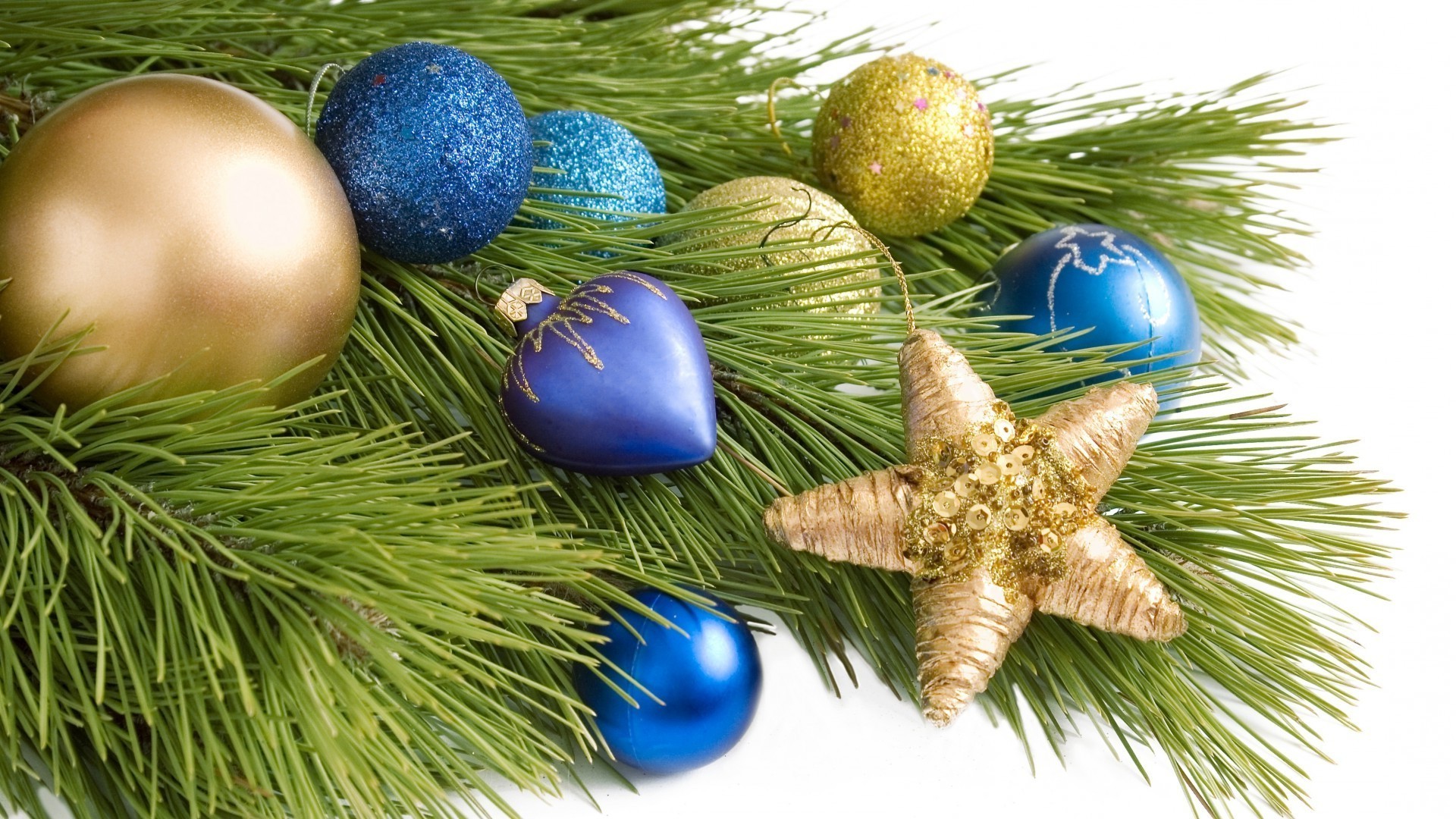 new year decoration pine christmas season celebration winter desktop ball traditional shining color