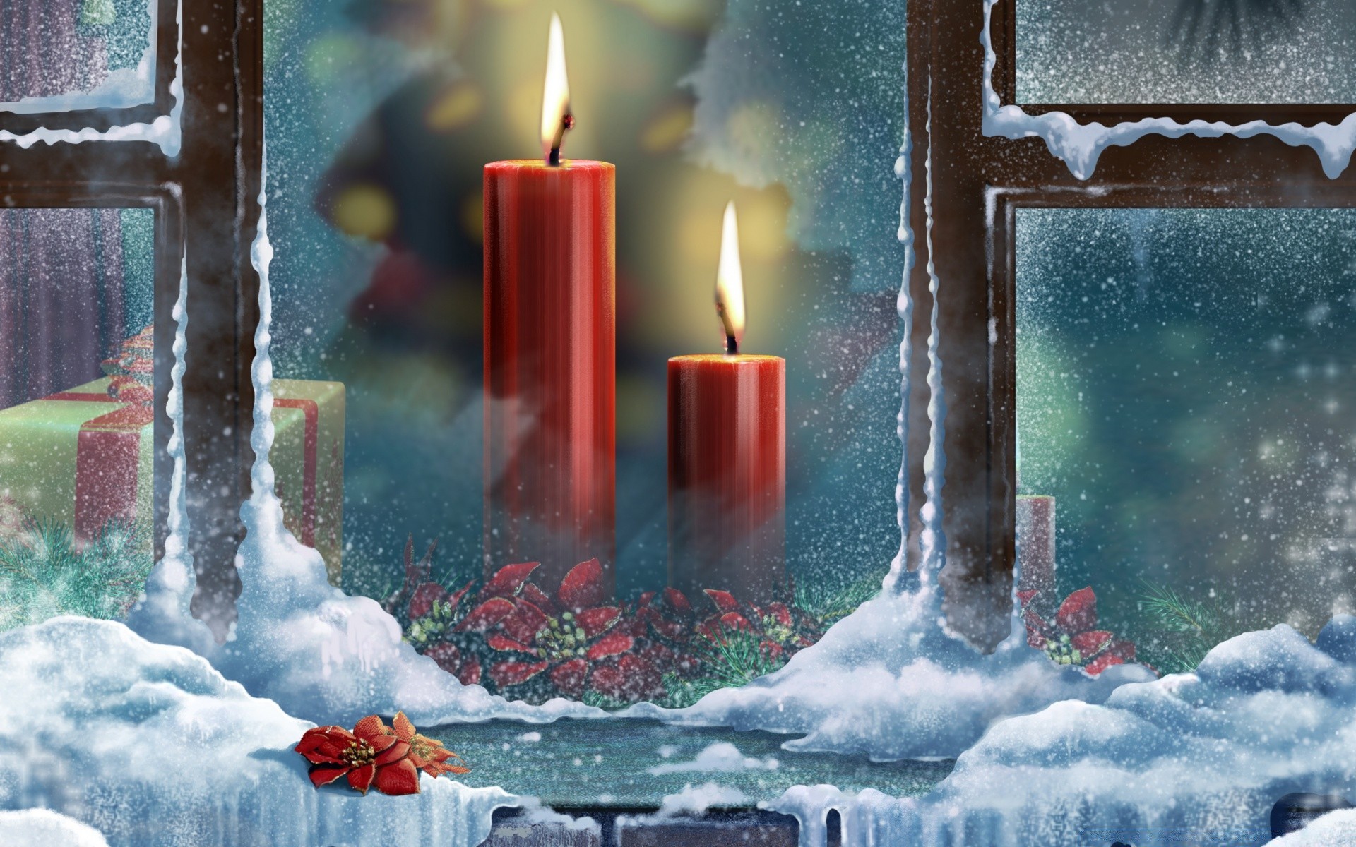 natale inverno neve candela candela decorazione relax luminoso freddo fiamma luce acqua vacanza stagione gelo legno