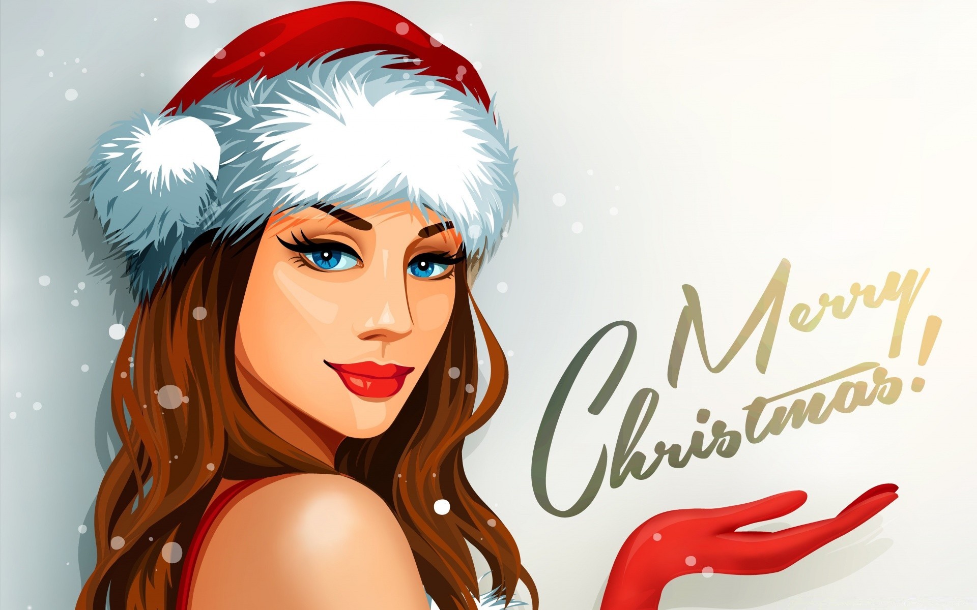 christmas woman fashion glamour sexy hair young girl pretty