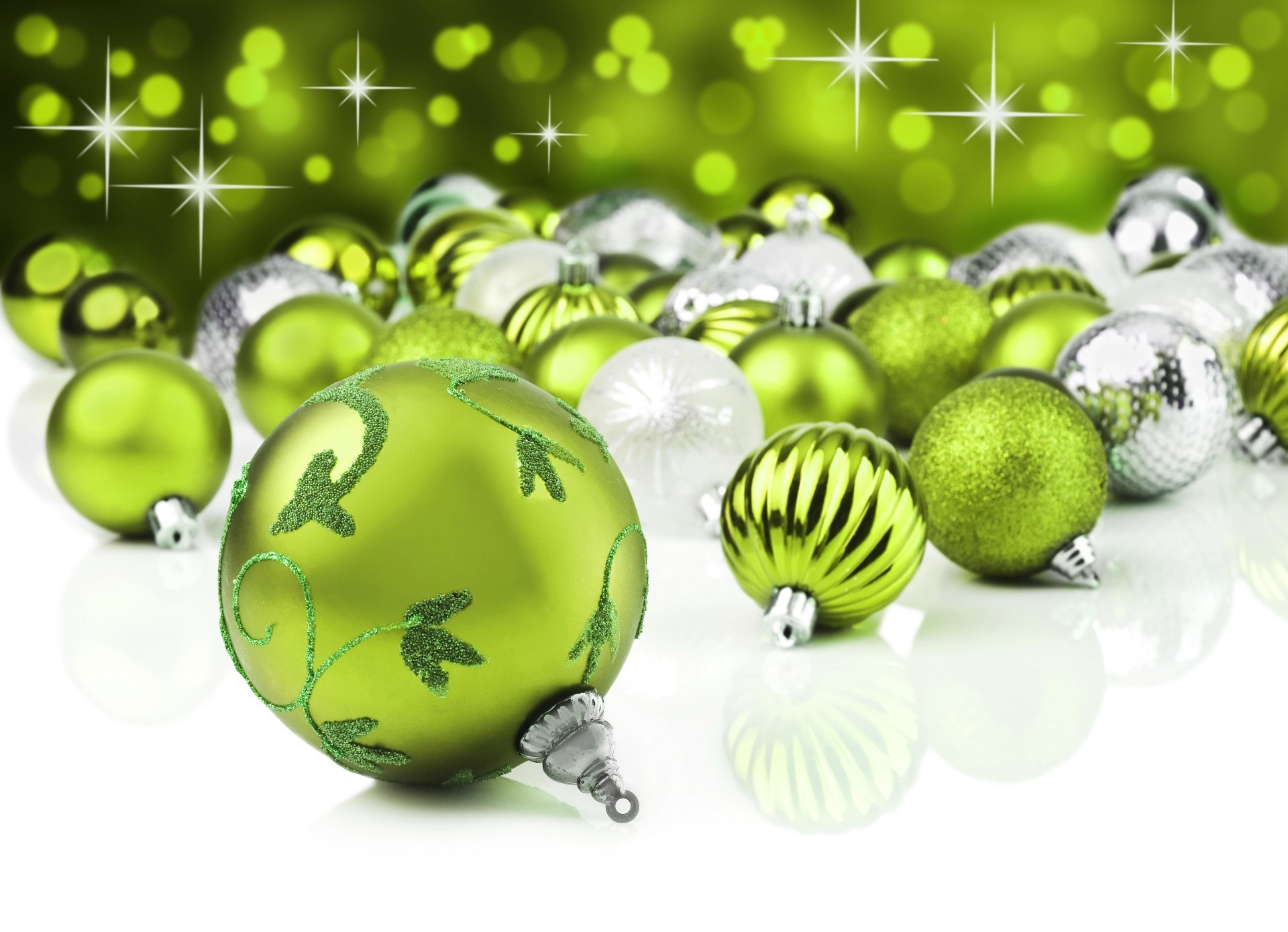 new year desktop sphere decoration ball bright color shining christmas