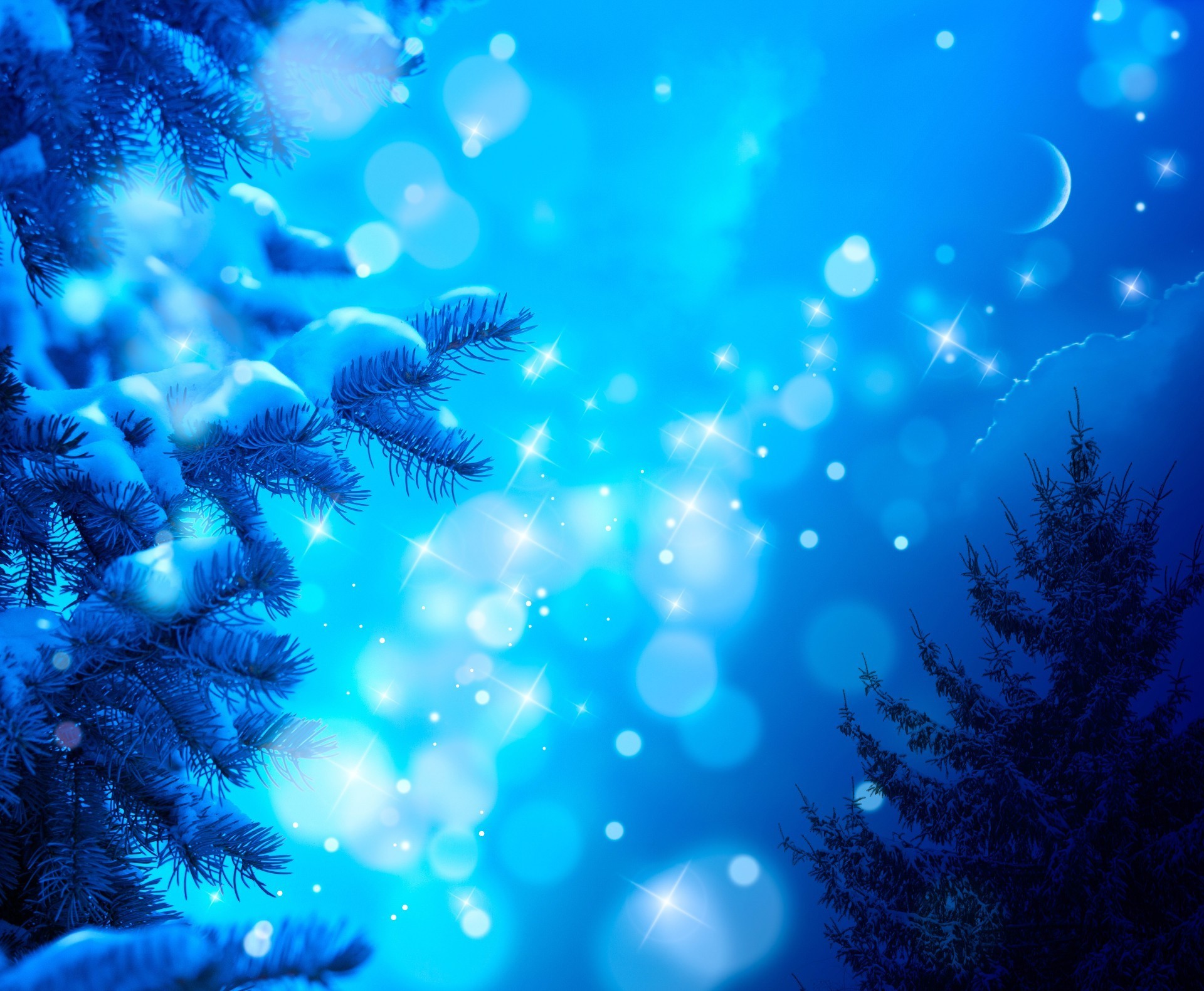 landscapes abstract light christmas blur underwater color desktop winter