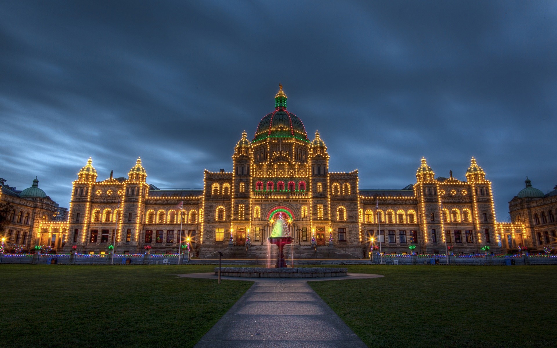 christmas architecture travel outdoors building sky city dusk administration castle evening landmark