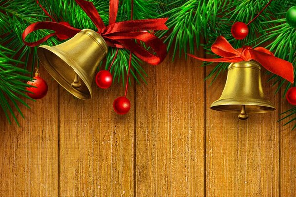 Desktop wallpapers Christmas bells