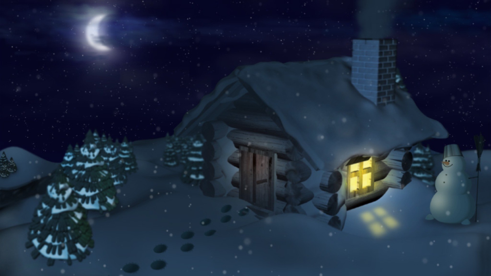 Ночь перед рождеством 2. Новогодняя избушка. Зима ночь деревня. Сказочной зимней ночи. Сказочная избушка зимой.