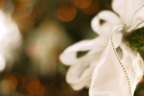 Christmas decoration on a blurry background