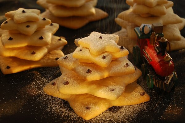 Homemade cookies for Christmas