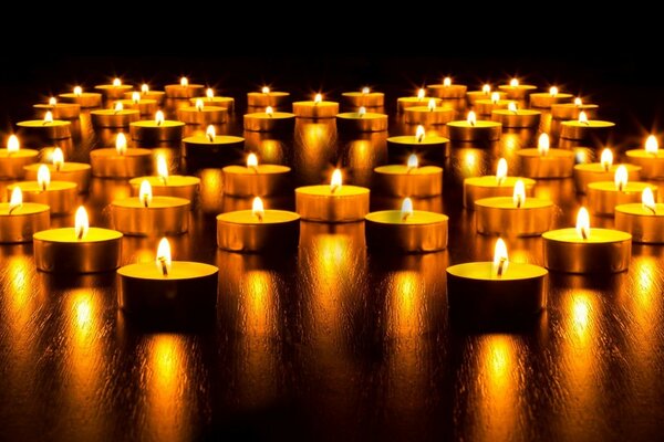 Candles create a warm and soulful atmosphere