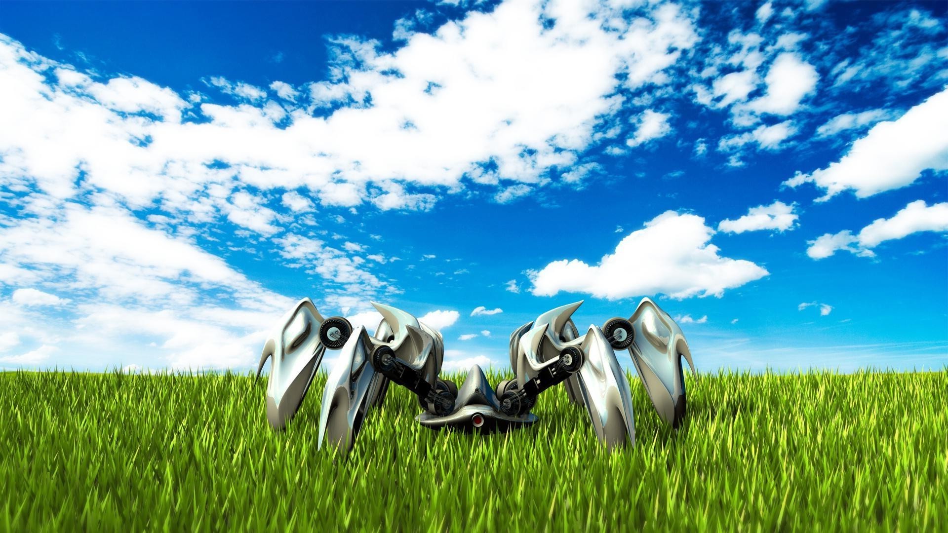 roboter gras feld natur heuhaufen sommer himmel des ländlichen landschaft landschaft weide im freien flora sonne rasen bauernhof horizont boden gutes wetter spektakel