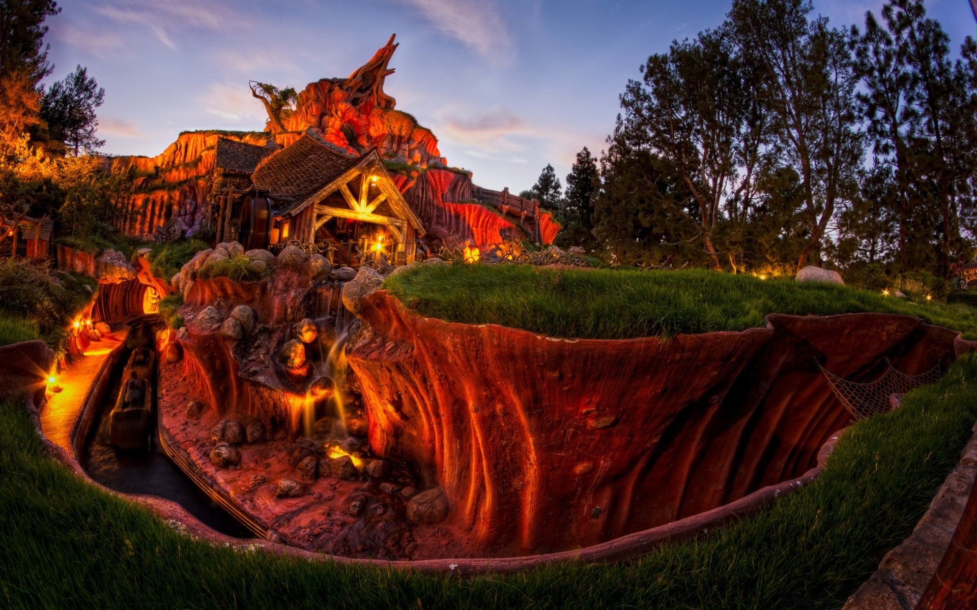 halloween im freien reisen abend baum himmel park wasser sonnenuntergang landschaft