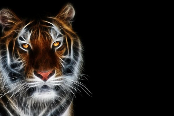 Tigre comme l incarnation de la force et du courage