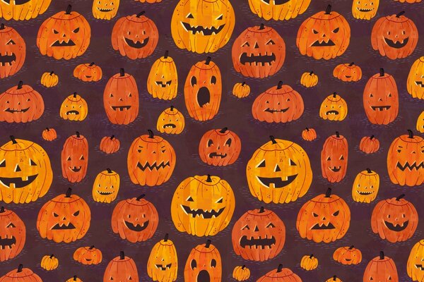 Pumpkins Halloween wallpaper