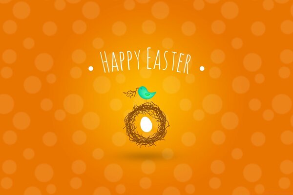 Happy Easter Greeting Card