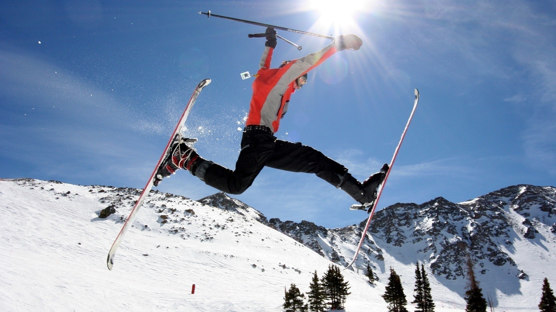 sports snow skier winter sport resort recreation action mountain adventure ski resort cold snowboard exhilaration agility alpine fun ski slope