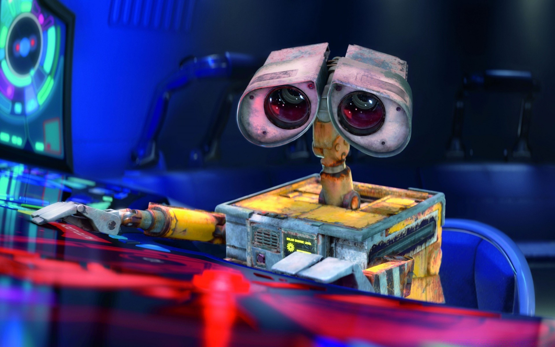 walle tecnologia computador música carro ciência robô