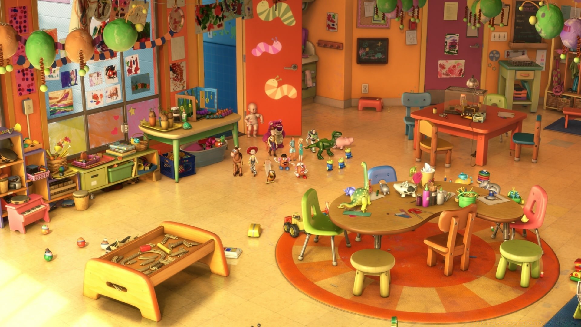 toy story tavolo interno mobili camera interior design luogo casa casa gruppo sedia