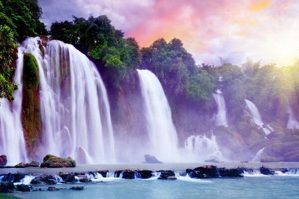 Waterfall in the forest