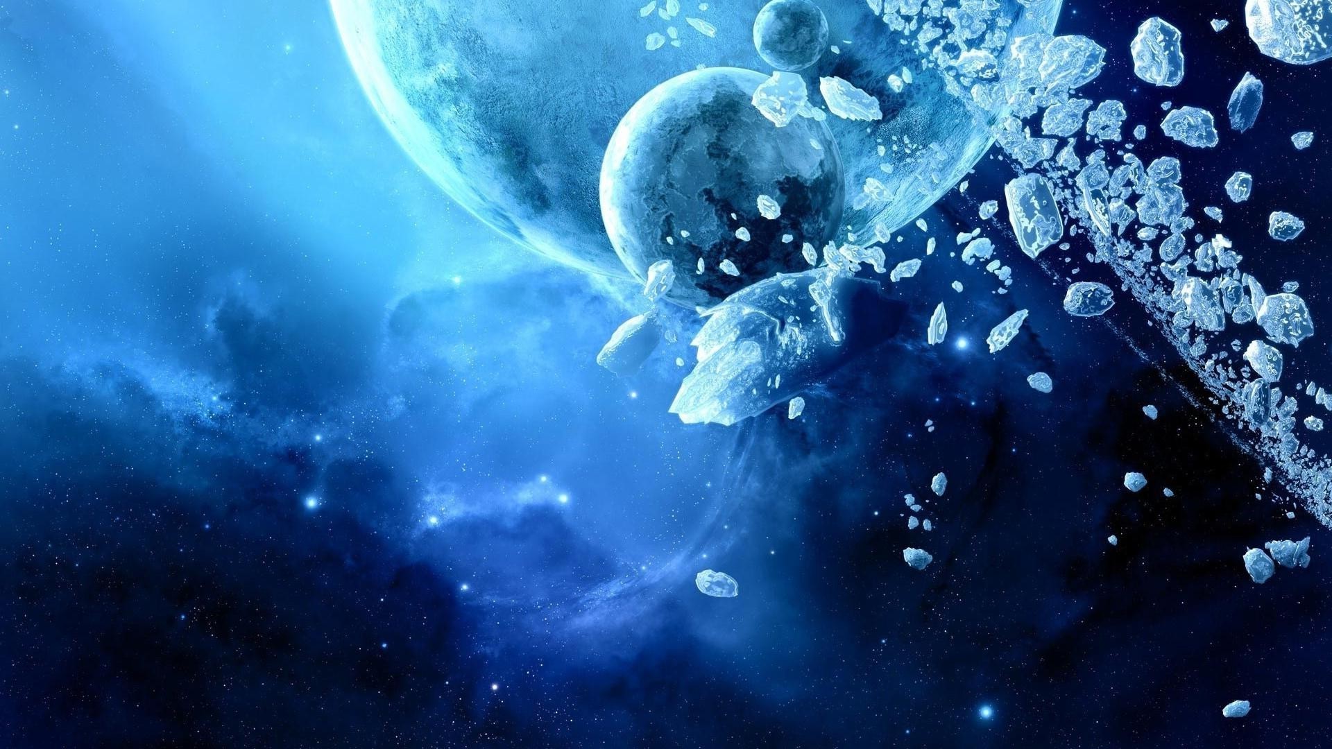 planets underwater bubble water nature desktop moon science turquoise wet space cold abstract light