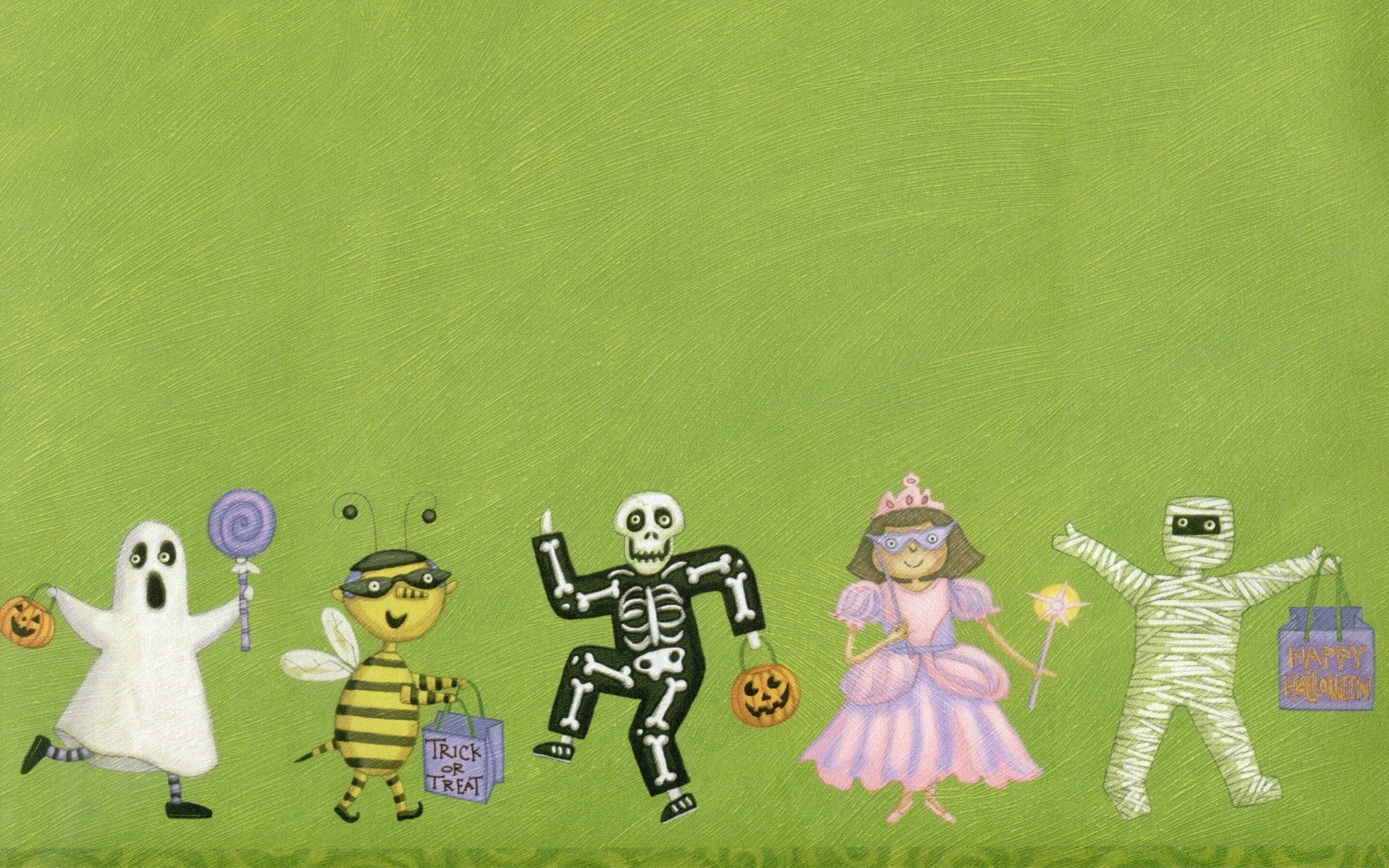 halloween illustration desktop