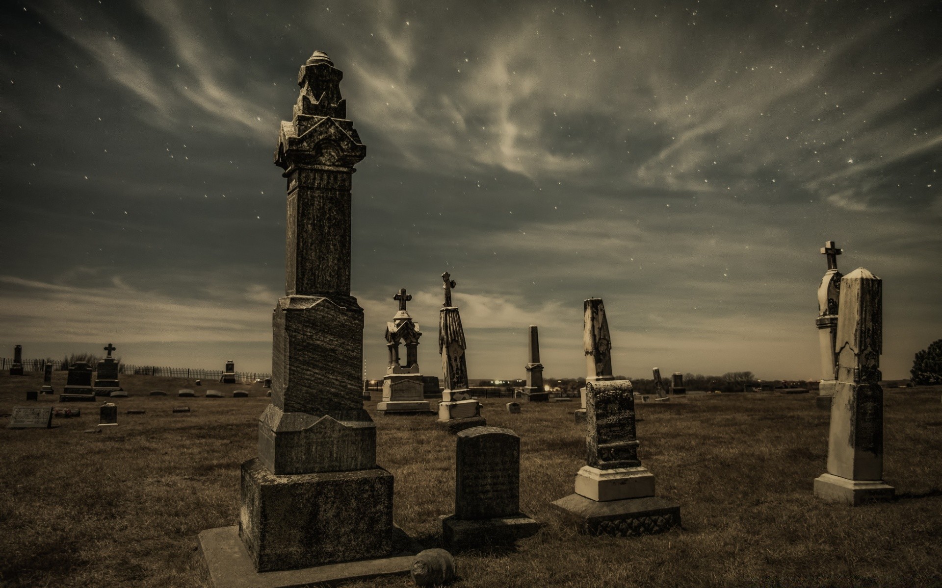 halloween cementerio monocromo puesta de sol arquitectura viajes cielo tumba al aire libre religión luz torre estatua