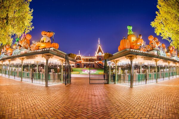 Decoración de la casa rica a Halloween