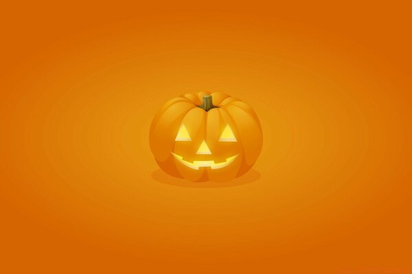 Vector pumpkin cute Halloween