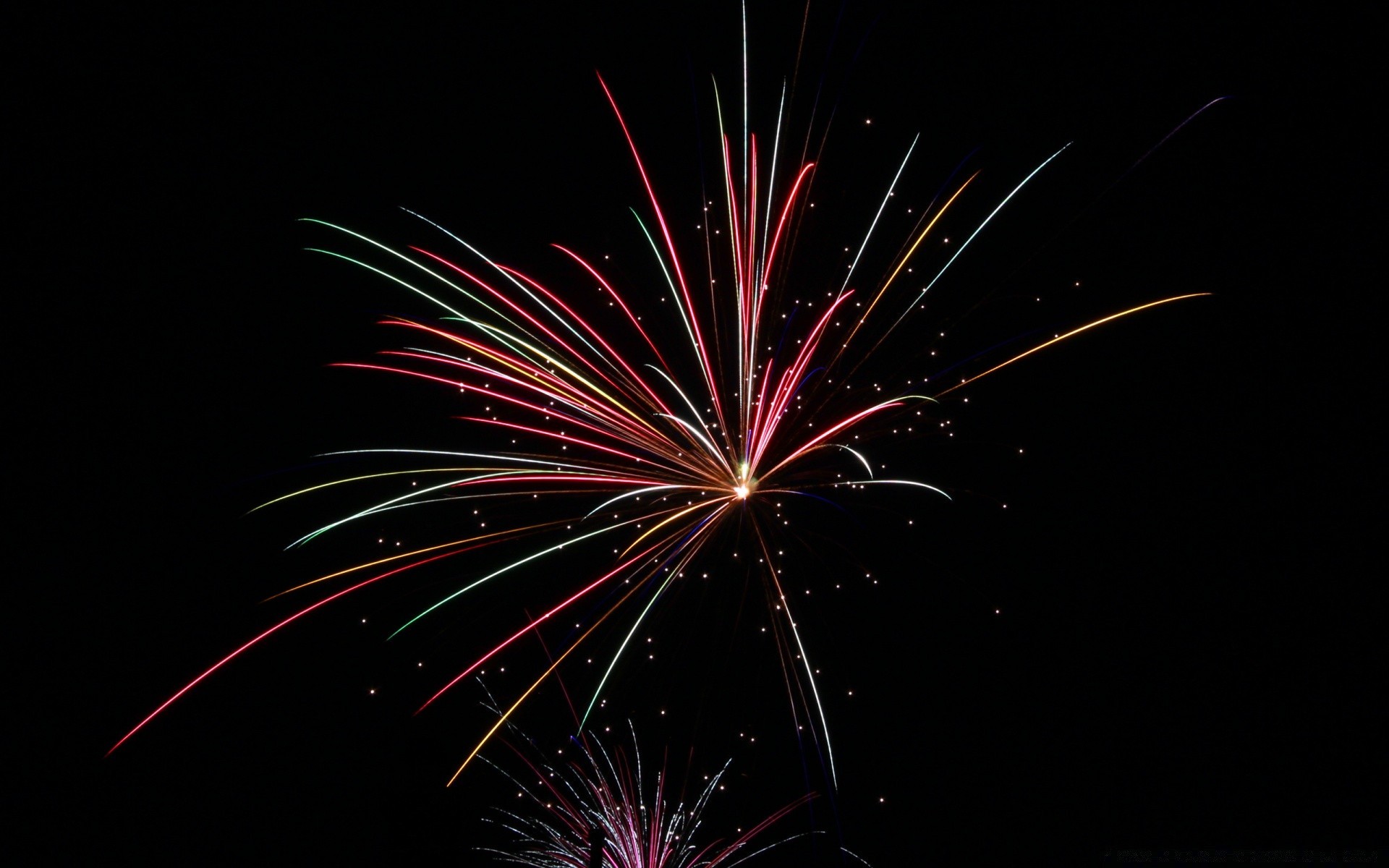 dia da independência fogos de artifício chama explosão festival foguete flash feriado natal ano novo festa escuro