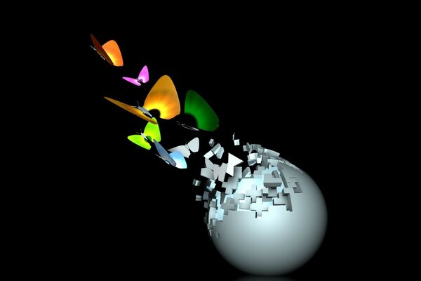 Figura geométrica bola de rompecabezas