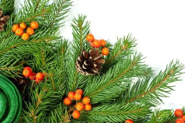 Albero di abete per il nuovo anno