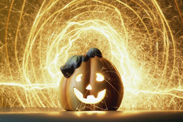 Citrouille lumineuse pour les vacances d Halloween