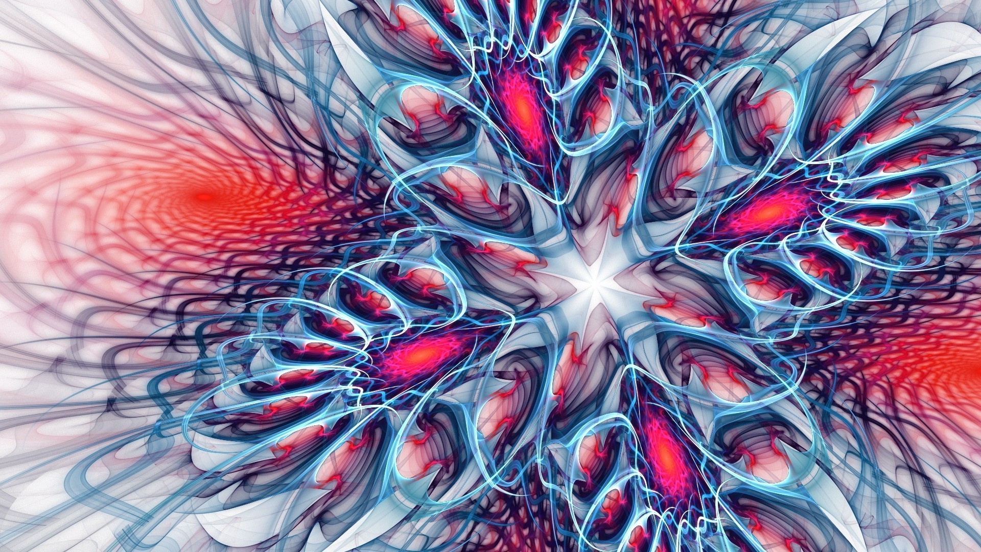 abstract pattern texture graphic wallpaper art desktop geometric illustration design shape color fantasy fractal futuristic background curve bright decoration chaos