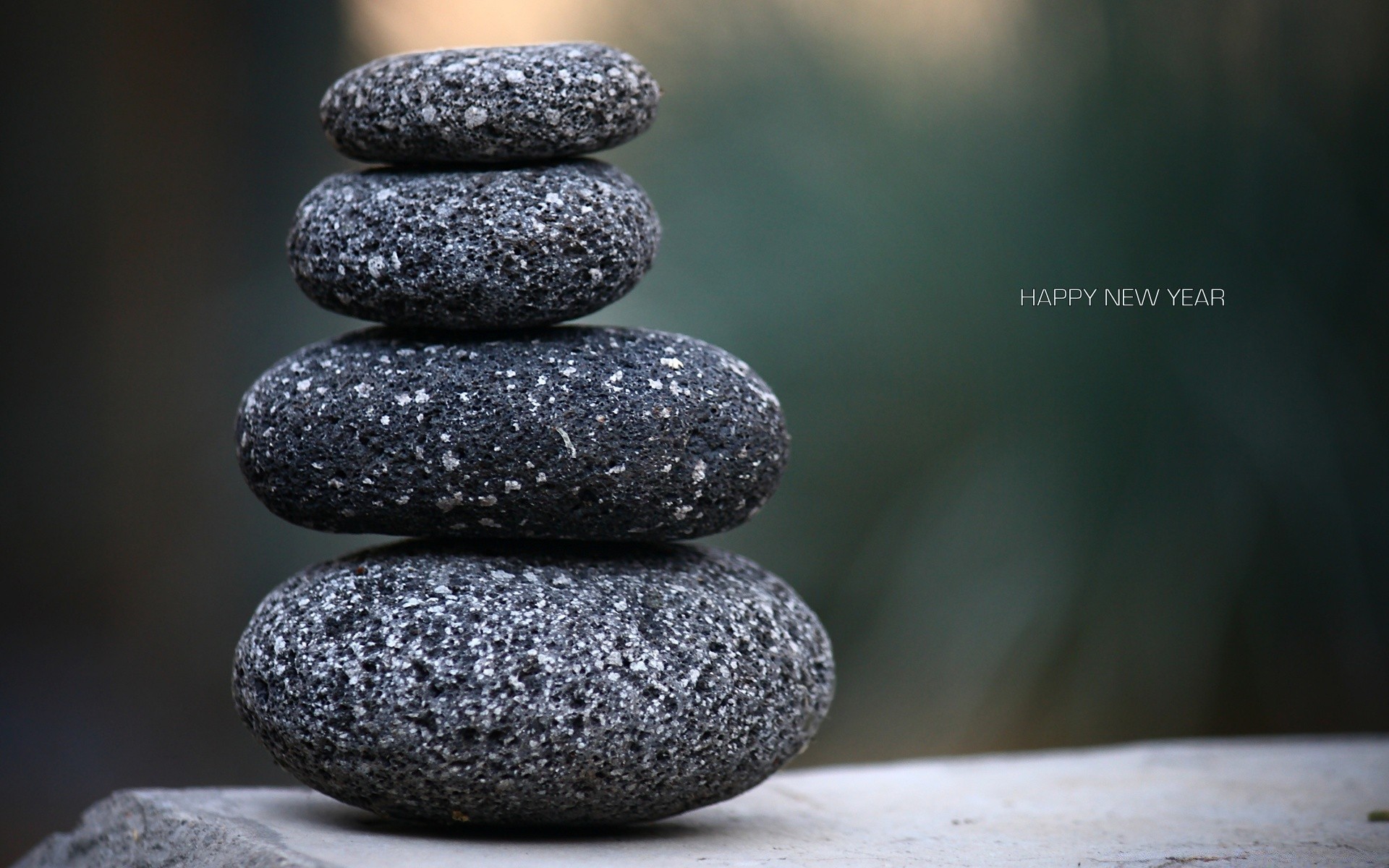 new year zen balance meditation harmony stability rock nature stone health simplicity treatment composure smooth boulder cobblestone