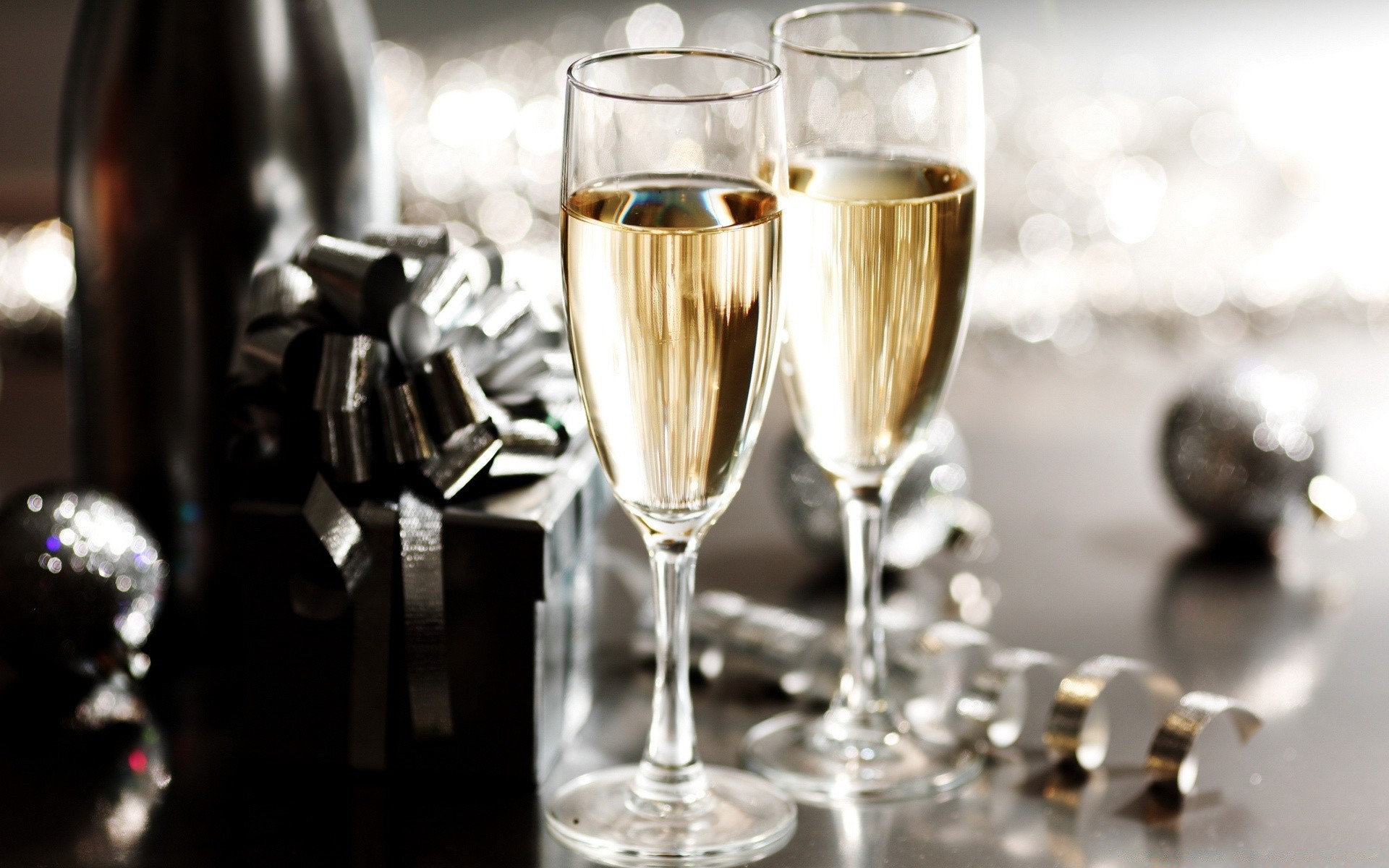 бокалы шампанское новый год glasses champagne new year загрузить