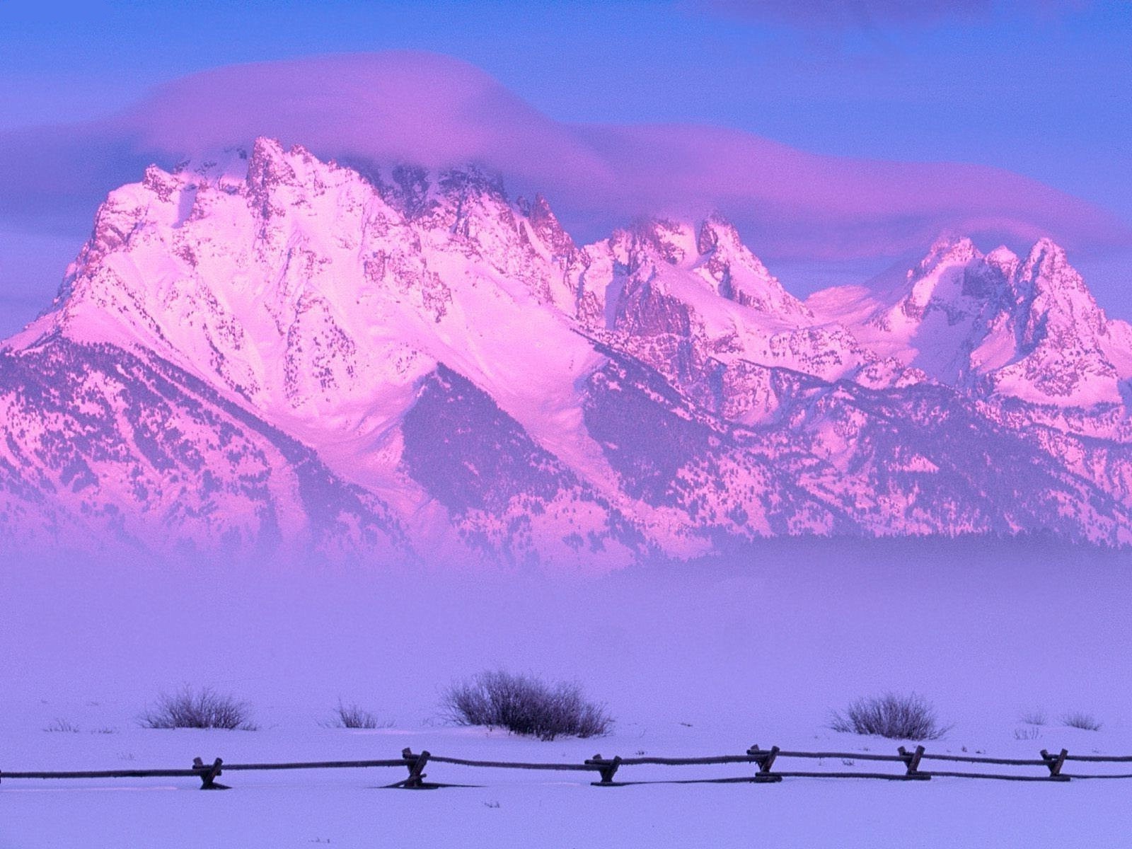 winter snow mountain landscape sky cold scenic sunset travel nature ice dawn hill evening