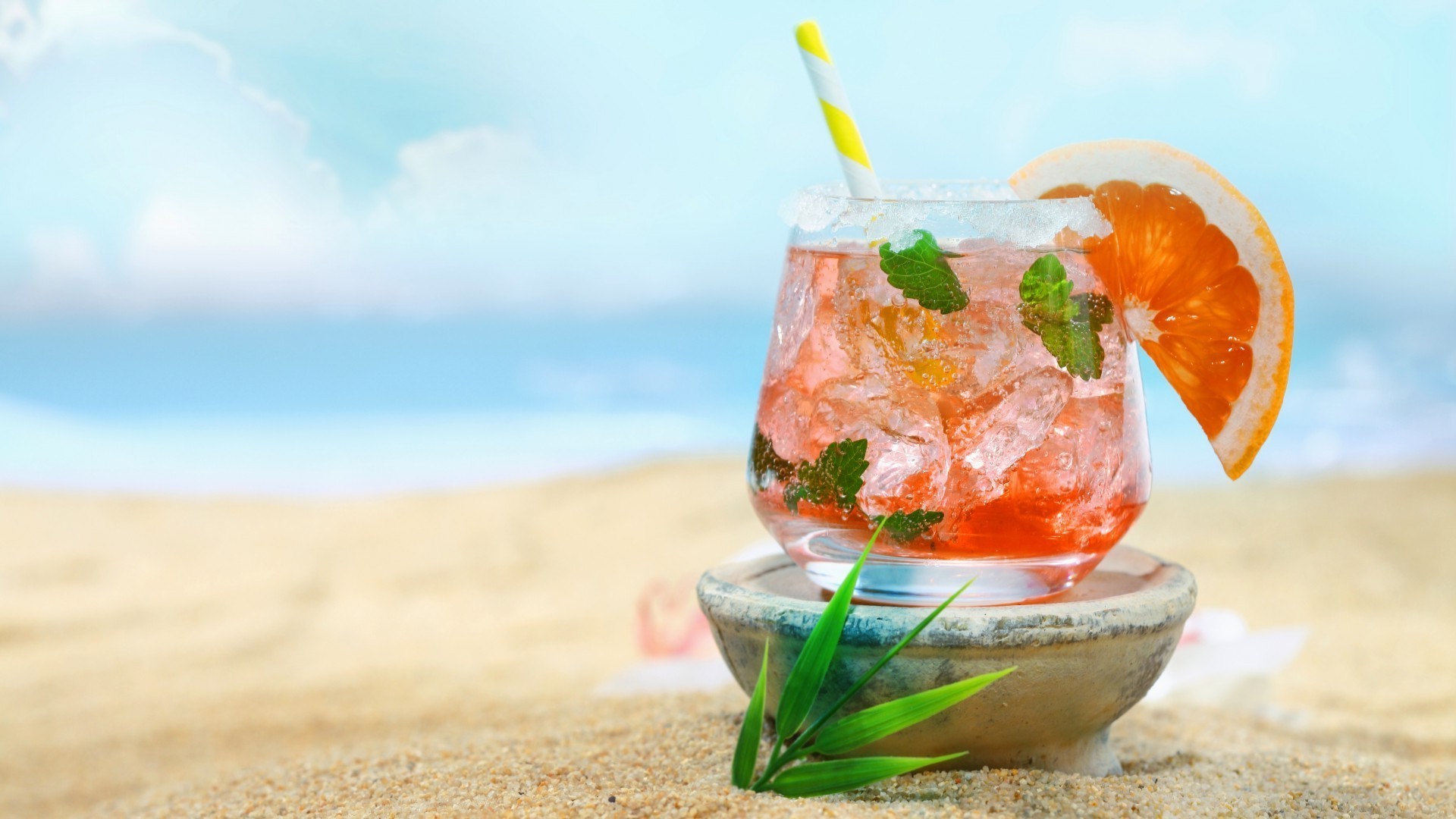 drinks summer tropical sand nature beach sea sky