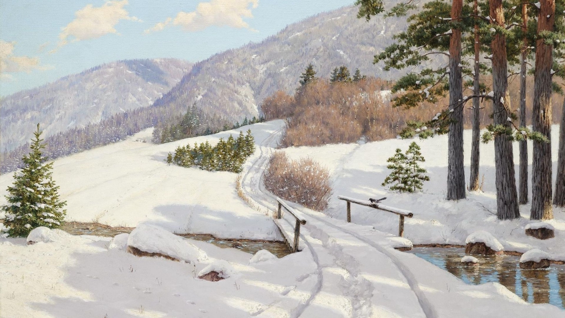 winter schnee kälte holz berg baum natur landschaft eis gefroren im freien landschaftlich frost reisen saison himmel hügel wasser wetter