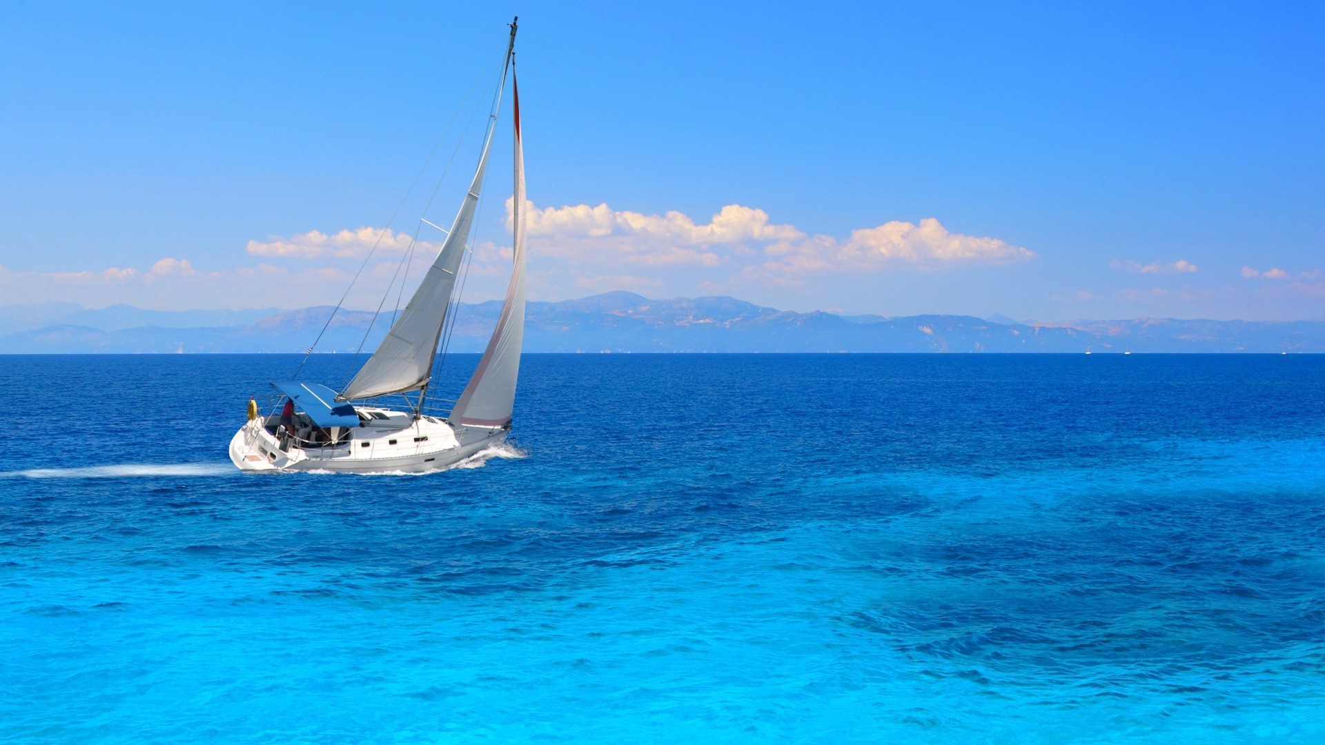 mar y océano mar agua océano viajes embarcaciones velero verano mar paisaje vacaciones playa vacaciones yate isla cielo vela turquesa barco vacaciones