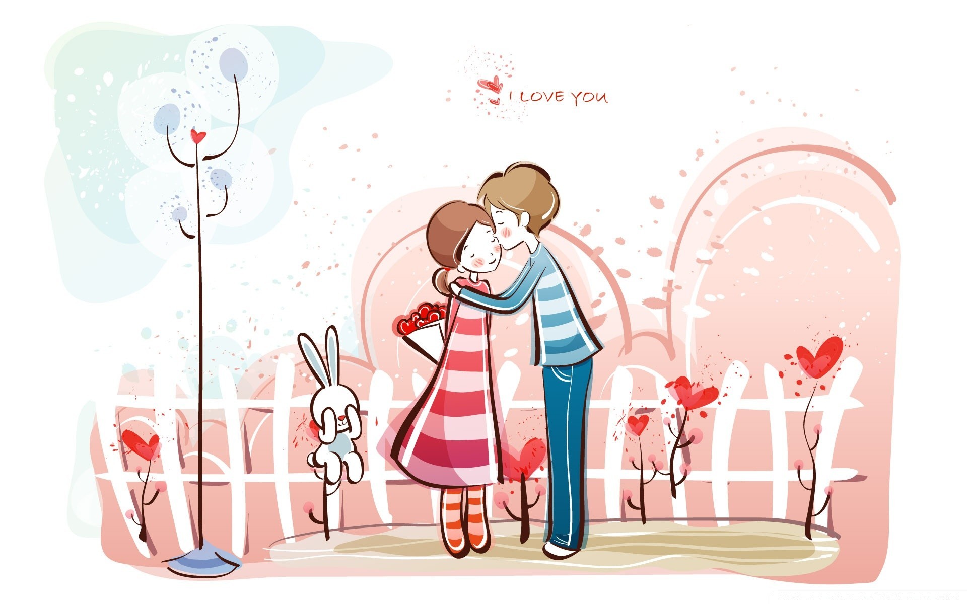 valentine s day illustration vector sketch woman man