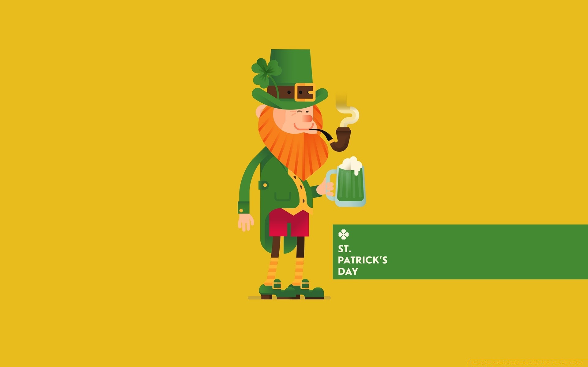 día de san patricio ilustración vector boceto hombre arte divertido divertido