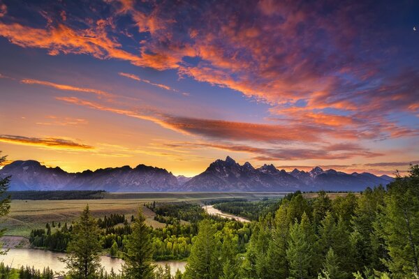 Delightful landscapes of the Siberian hinterland