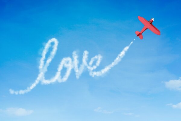 Love in the sky on earth and on the plane