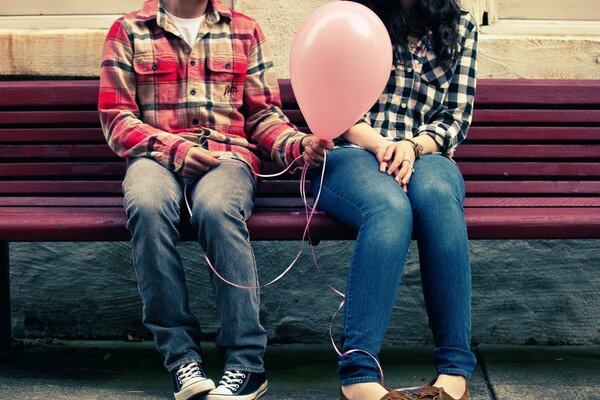 Día de San Valentín amistad simpatía amor globo