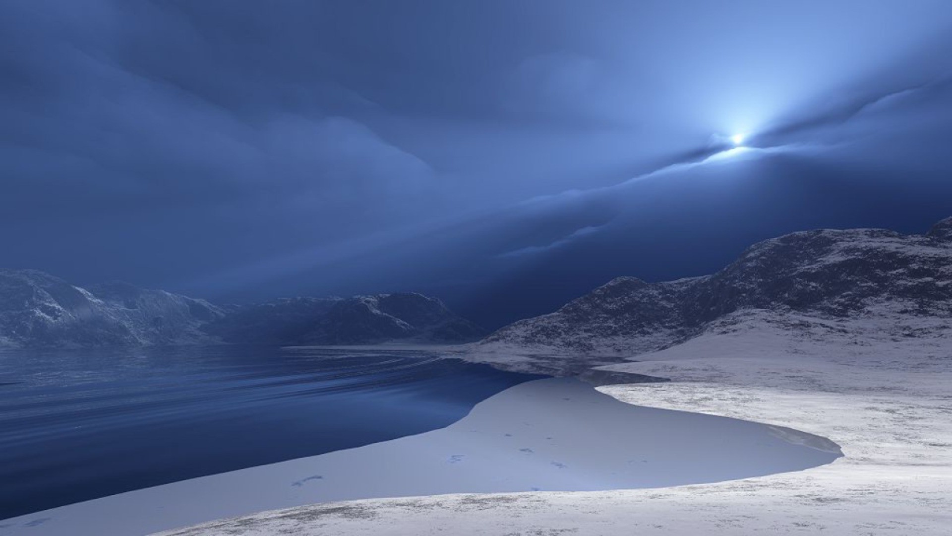 nacht abenddämmerung abenddämmerung schnee natur himmel wasser im freien winter reisen sonnenuntergang eis dämmerung landschaft berge kälte gutes wetter