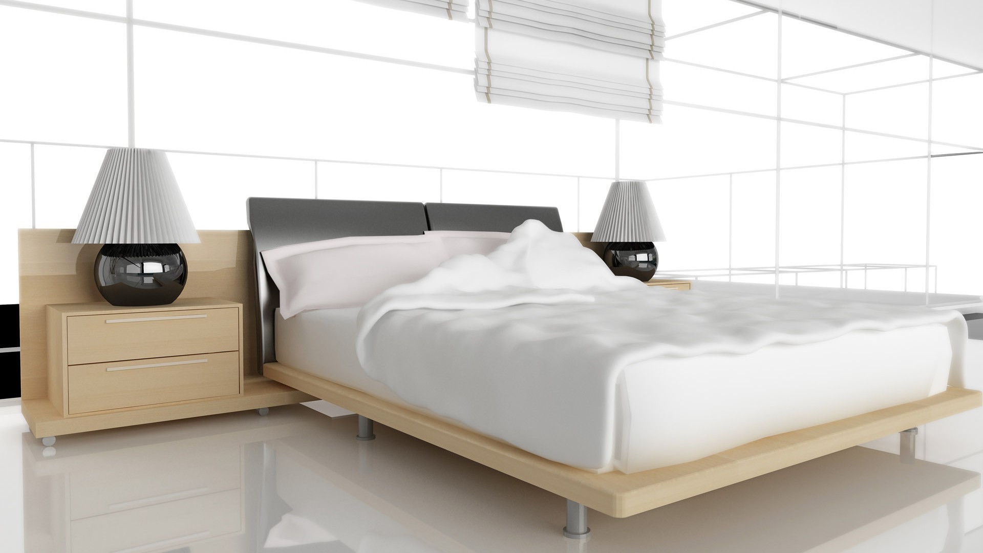 schlafzimmer möbel bett kissen innen zimmer lampe innen modern familie wohnung hotel luxuriös komfort kopfteil